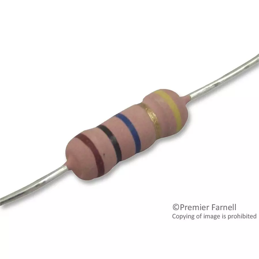 Yageo RES, 47M, 5%, 500MW, AXIAL, METAL FILM, HHV-50JT-52-47M (Pack of 10)