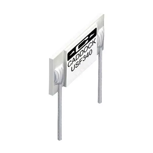CADDOCK Res, 2M, 0.33W, Radial, Metal Film, USF340-2.00M-0.1%-5PPM