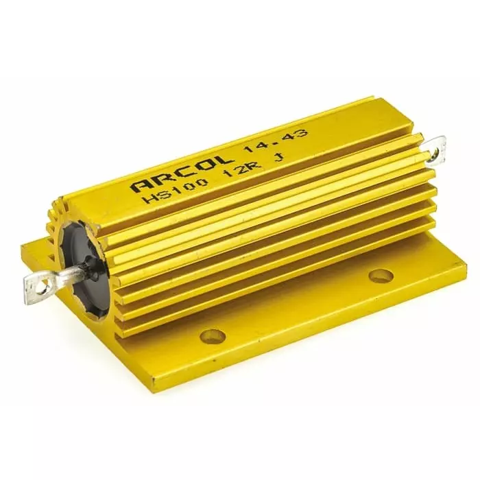 Arcol 12 Ω 100W Wire Wound Chassis Mount Resistor ±5%, HS100 12R J
