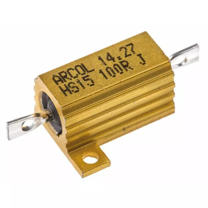 Arcol 100 Ω 15W Wire Wound Chassis Mount Resistor ±5%, HS15 100R J