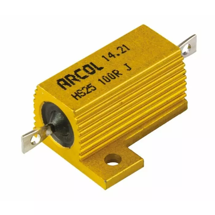 Arcol 100 Ω 25W Wire Wound Chassis Mount Resistor ±5%, HS25 100R J