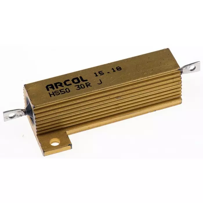 Arcol 30 Ω 50W Wire Wound Chassis Mount Resistor ±5%, HS50 30R J