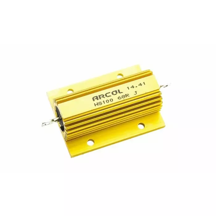 Arcol 68 Ω 100W Wire Wound Chassis Mount Resistor ±5%, HS100 68R J