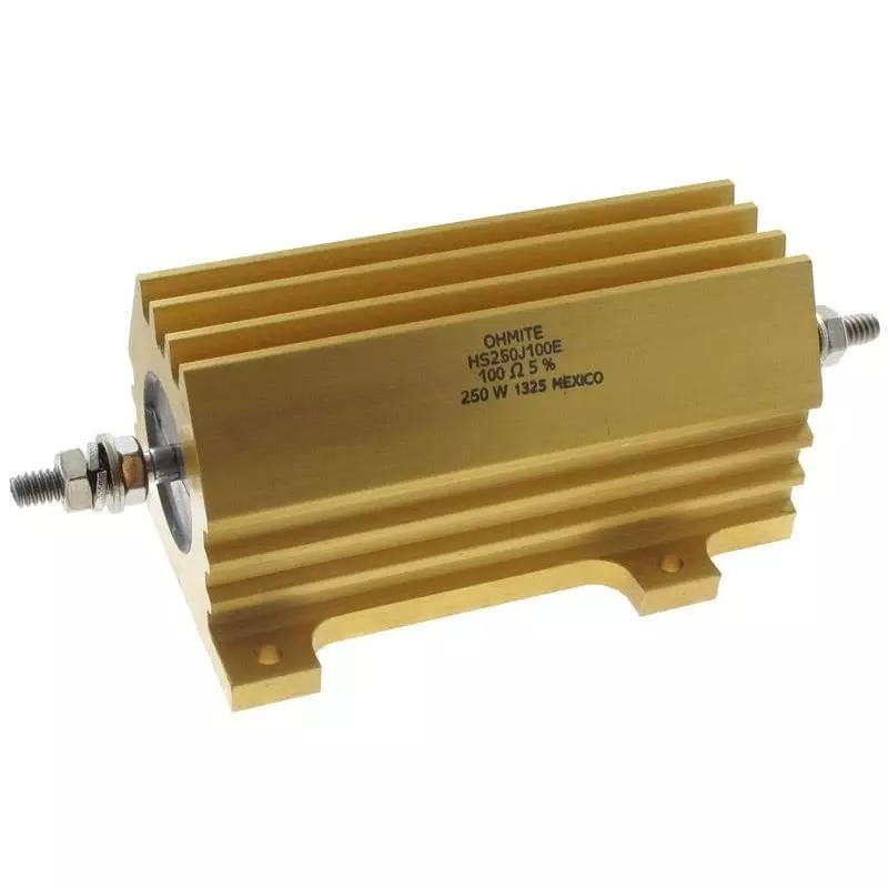 Ohmite Wirewound Resistor Chassis Mount Solder Lug Termination 700 Ohms Resistance, HS10 700 F