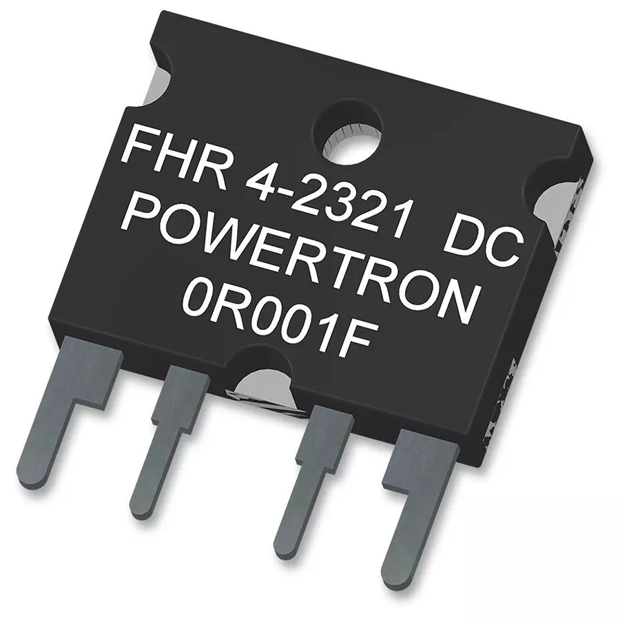POWERTRON Resistor, Metal Foil, 0.001Ohm, 3W, 1%, FHR 4-2321 0R001 S 1% Q