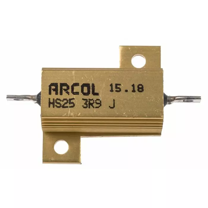 Arcol 3.9 Ω 25W Wire Wound Chassis Mount Resistor ±5%, HS25 3R9 J