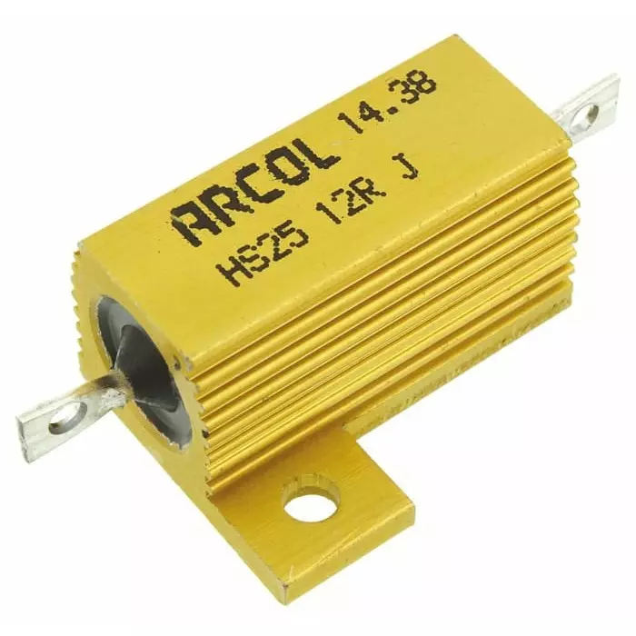 Arcol 12 Ω 25W Wire Wound Chassis Mount Resistor ±5%, HS25 12R J