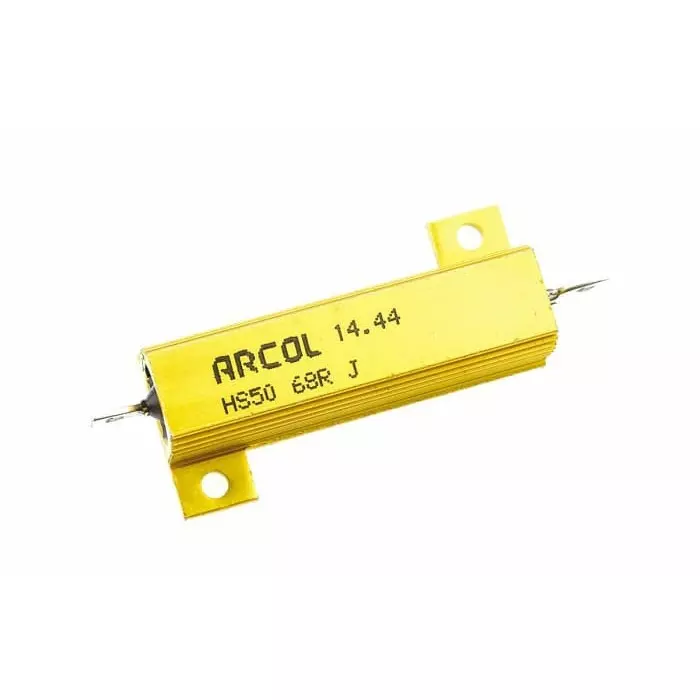 Arcol 68 Ω 50W Wire Wound Chassis Mount Resistor ±5%, HS50 68R J
