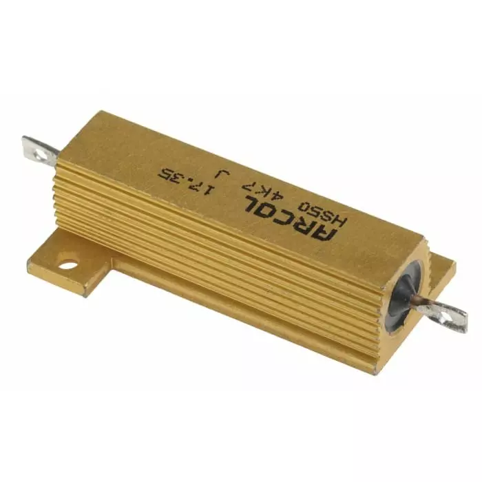 Arcol 4.7k Ω 50W Wire Wound Chassis Mount Resistor ±5%, HS50 4K7 J