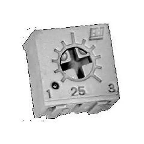TT Electronics Single Turn Trimmer Resistor Through Hole Termination 10 kOhms Resistance, 858-25UR10KLF