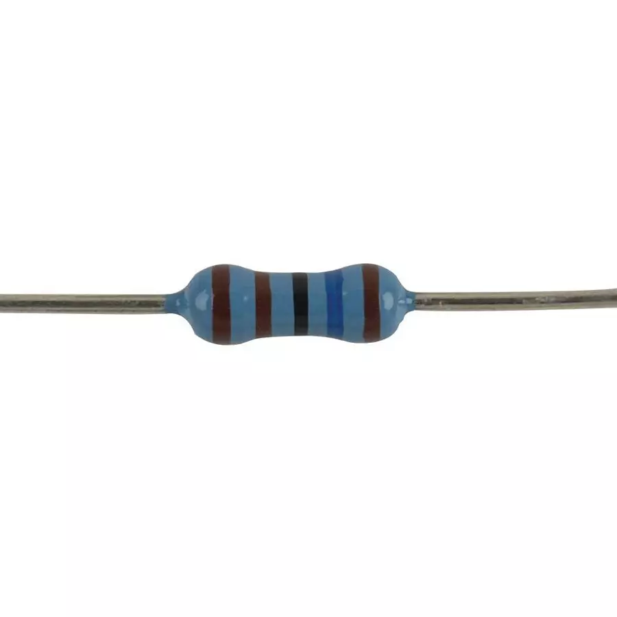 MULTICOMP PRO Through Hole Resistors METAL FILM RESISTOR, 1.6KOHM, 250mW, 1%, MCMF0W4FF1601A50 (Pack of 50)