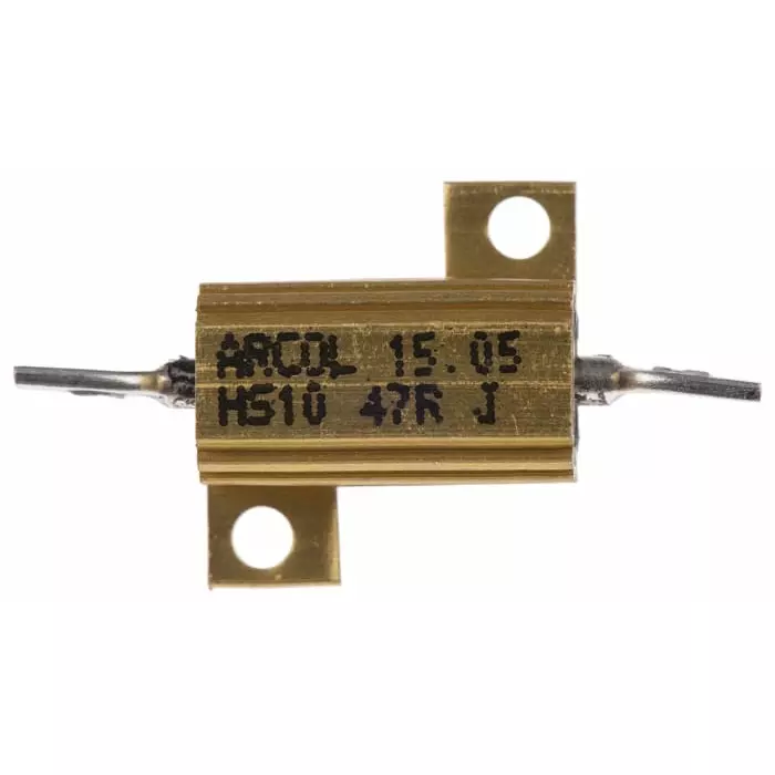 Arcol 47 Ω 10W Wire Wound Chassis Mount Resistor ±5%, HS10 47R J