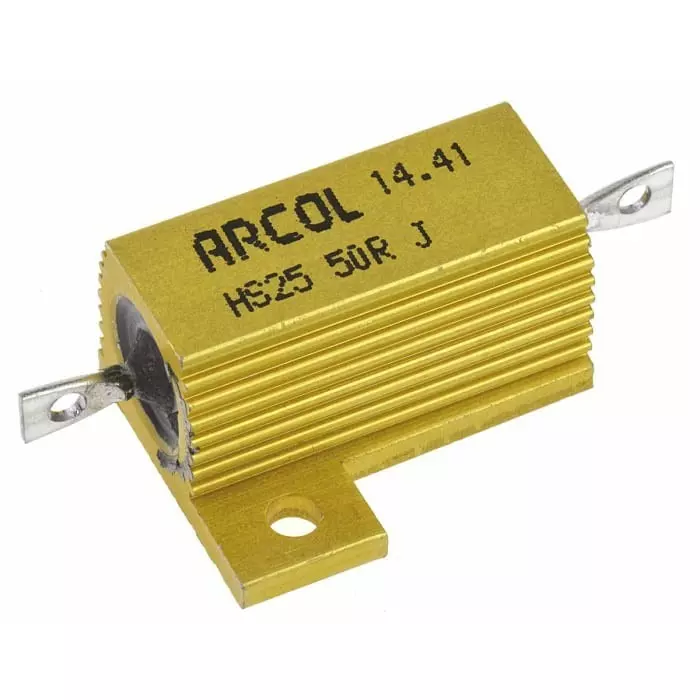 Arcol 50 Ω 25W Wire Wound Chassis Mount Resistor ±5%, HS25 50R J
