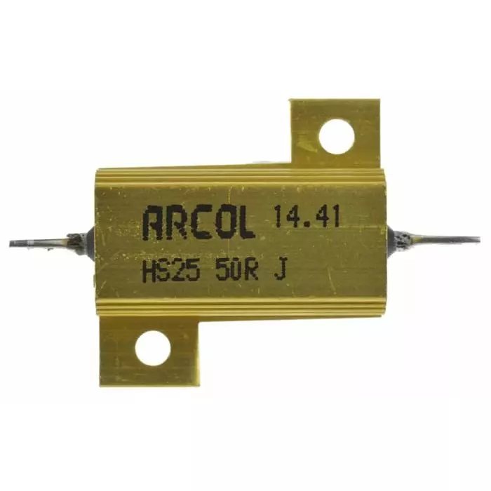 Arcol 50 Ω 25W Wire Wound Chassis Mount Resistor ±5%, HS25 50R J