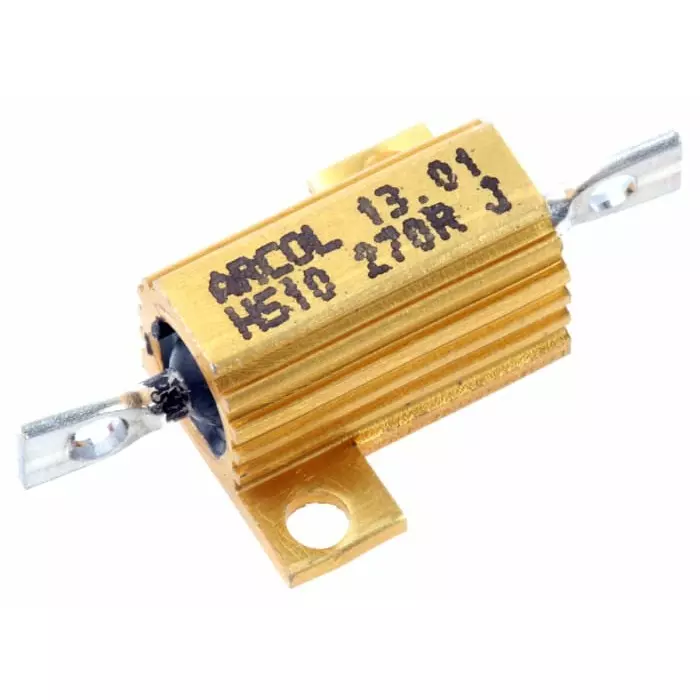 Arcol 270 Ω 10W Wire Wound Chassis Mount Resistor ±5%, HS10 270R J