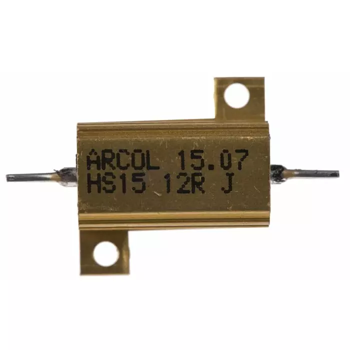 Arcol 12 Ω 15W Wire Wound Chassis Mount Resistor ±5%, HS15 12R J