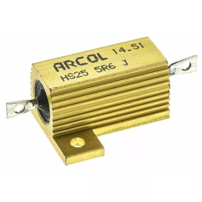 Arcol 5.6 Ω 25W Wire Wound Chassis Mount Resistor ±5%, HS25 5R6 J