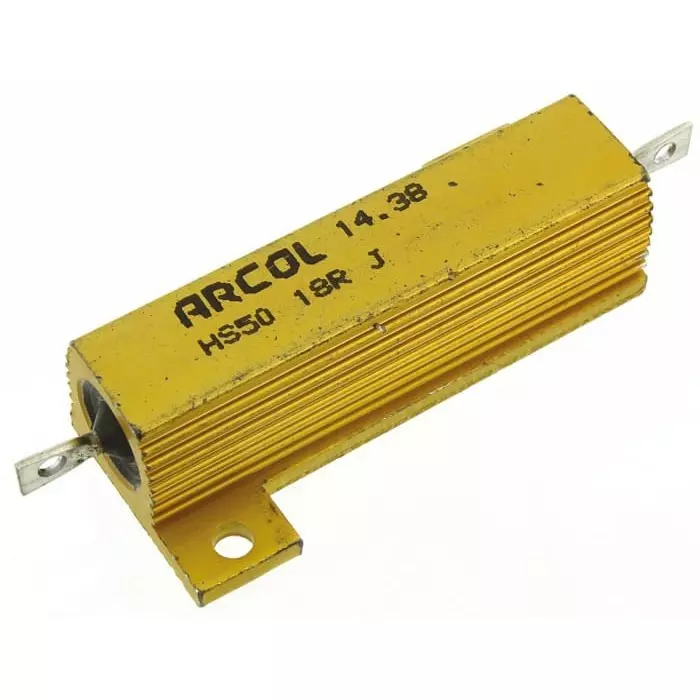 Arcol 18 Ω 50W Wire Wound Chassis Mount Resistor ±5%, HS50 18R J