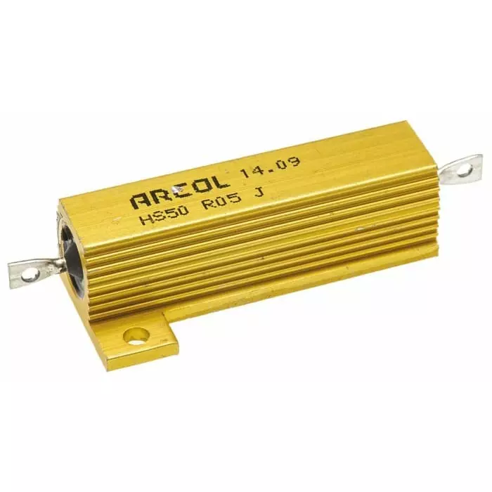 Arcol 50 mΩ 50W Wire Wound Chassis Mount Resistor ±5%, HS50 R05 J