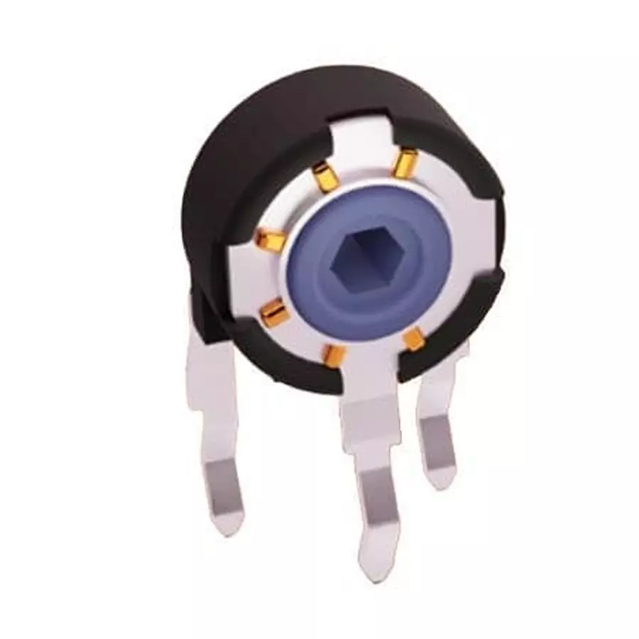 Piher Single Turn Trimmer Resistor Through Hole Termination 1 MOhms Resistance, 531-PT6KH105A1010