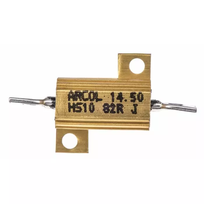Arcol 82 Ω 10W Wire Wound Chassis Mount Resistor ±5%, HS10 82R J
