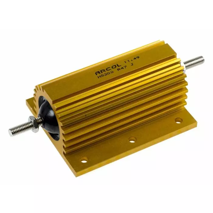 Arcol 470 mΩ 200W Wire Wound Chassis Mount Resistor ±5%, HS200 R47 J
