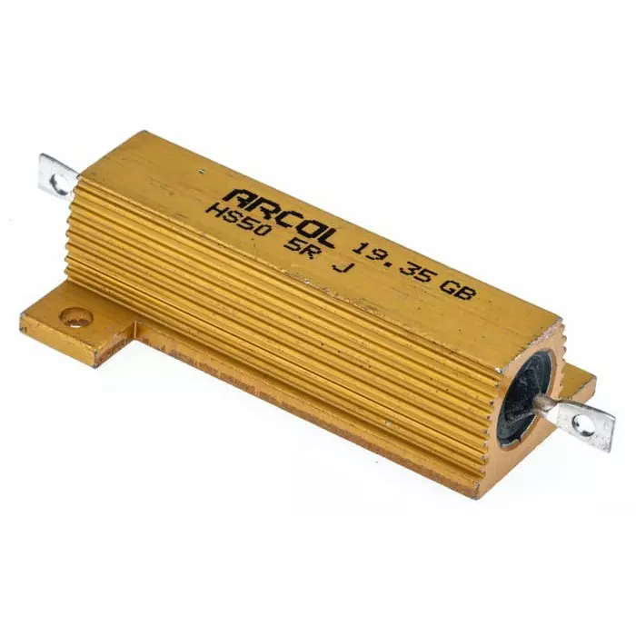 Arcol 5 Ω 50W Wire Wound Chassis Mount Resistor ±5%, HS50 5R J