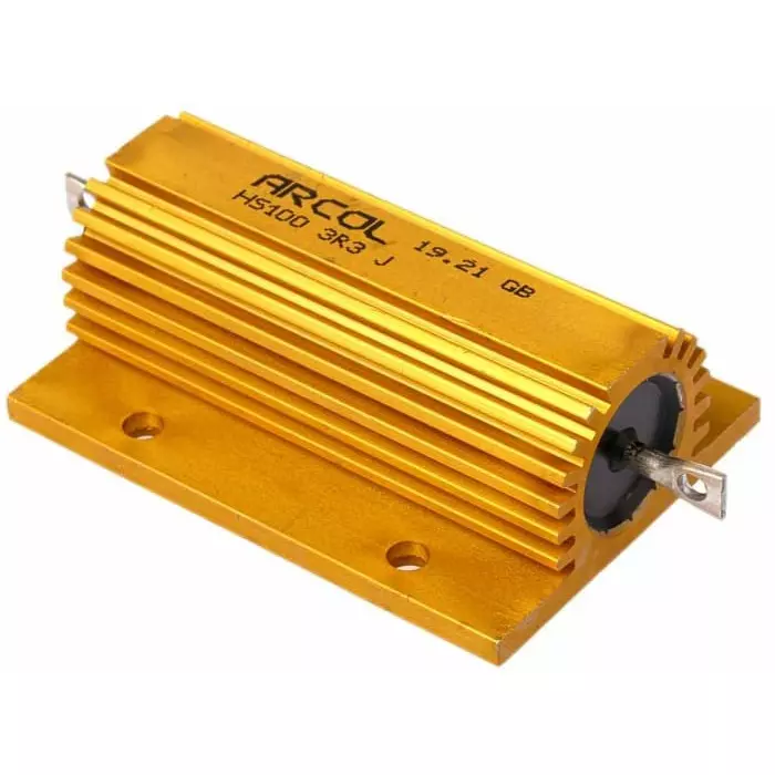 Arcol 3.3 Ω 100W Wire Wound Chassis Mount Resistor ±5%, HS100 3R3 J