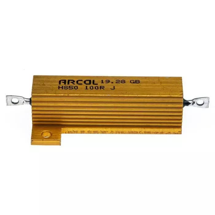 Arcol 100 Ω 50W Wire Wound Chassis Mount Resistor ±5%, HS50 100R J