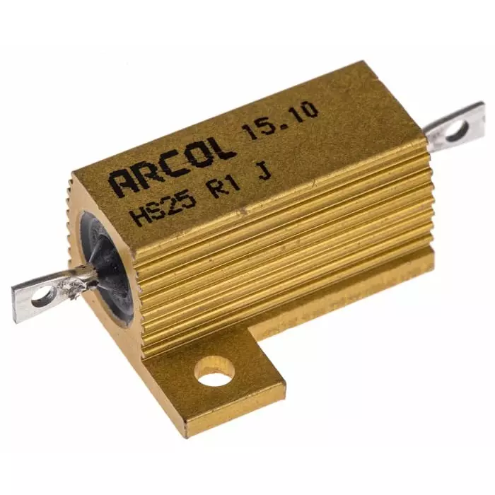 Arcol 100 mΩ 25W Wire Wound Chassis Mount Resistor ±5%, HS25 R1 J