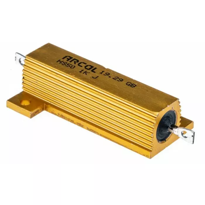 Arcol 1k Ω 50W Wire Wound Chassis Mount Resistor ±5%, HS50 1K J