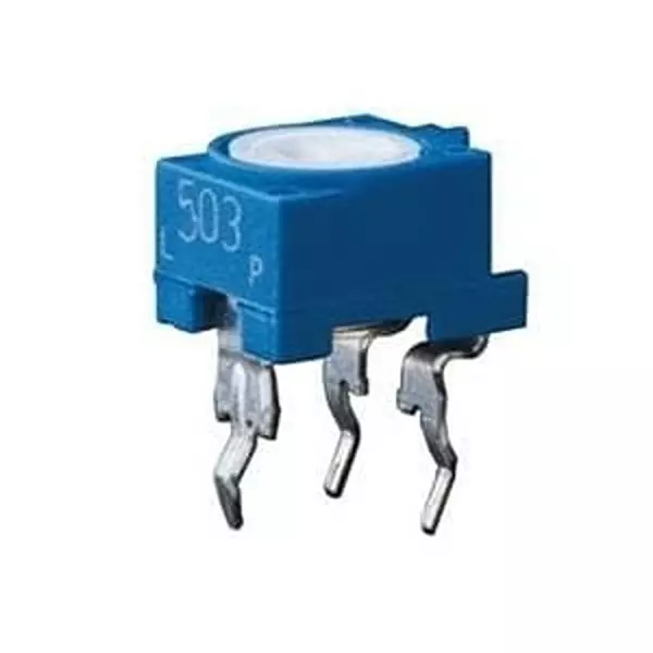 Piher Single Turn Trimmer Resistor Through Hole Termination 50 kOhms Resistance, 531-N6L30T1N503