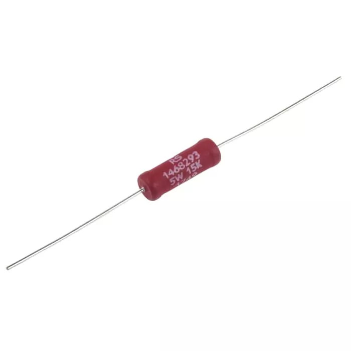 RS Pro Wire Wound Resistor Power Rating 5W, Resistance 15kΩ Model No 1468293