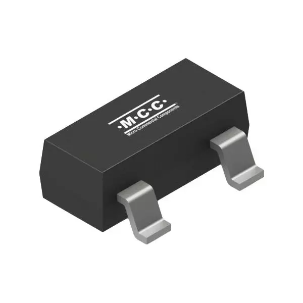 MCC Single MOSFET 3 Pins 1.5 ohm Resistance N Channel, BSS138BK-TP (Pack of 5)