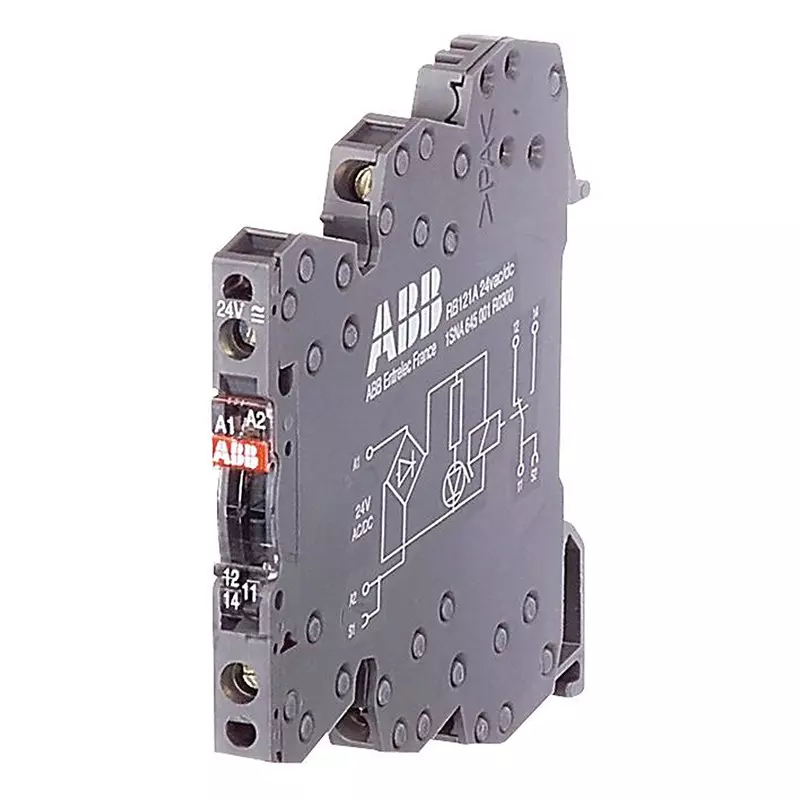 ABB Optocoupler, I/F, Slim, 5-12VDC, 0.1A/DC, 1SNA645047R0000