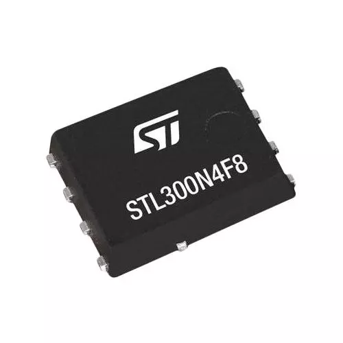 Stmicroelectronics Single MOSFET 8 Pins N Channel 1100 µohm On State resistance, STL300N4F8