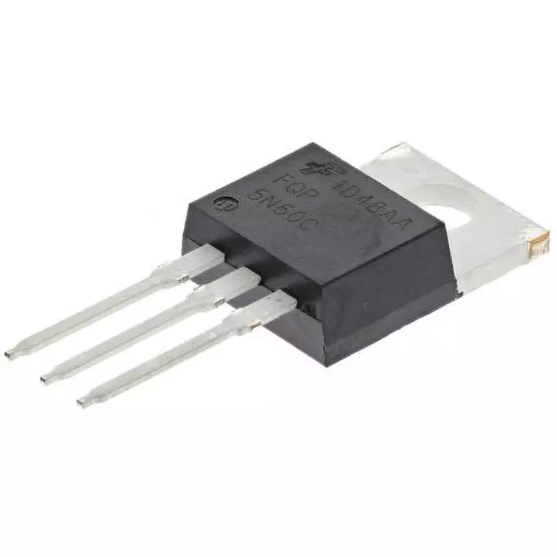 ON SEMICONDUCTOR MOSFET Through Hole Mount 600 V Maximum Drain Source Voltage, FQP5N60C (Pack of 5)