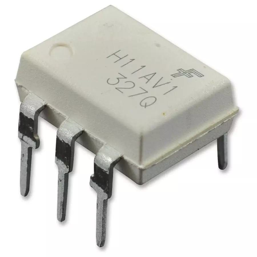 ONSEMI Transistor Output Optocouplers OPTO CPLR, PHOTOTRANSISTOR, 7.5KV, DIP H11AV1M (Pack of 5)