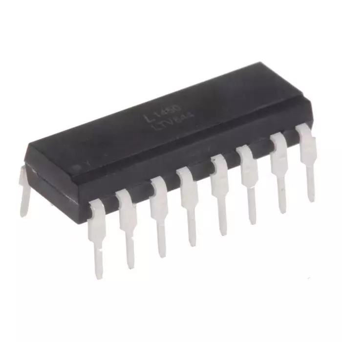 Lite-On AC Input Transistor Output Quad Optocoupler Through Hole 16-Pin PDIP, LTV-844 (Pack of 25)