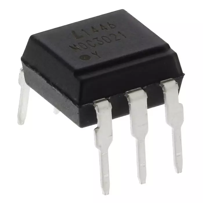 Lite-On Triac Output Optocoupler Through Hole 6-Pin PDIP, MOC3021 (Pack of 65)