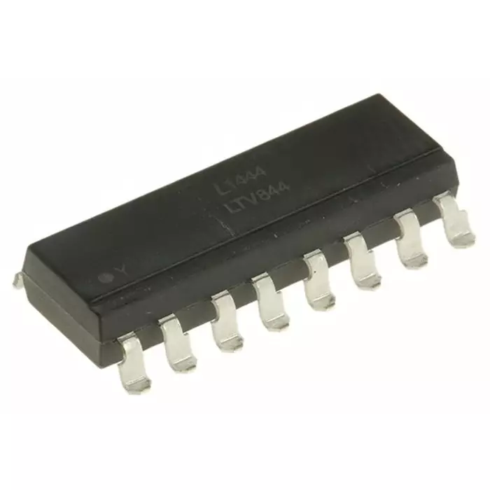 Lite-On AC Input Transistor Output Quad Optocoupler Surface Mount 16-Pin PDIP, LTV-844S (Pack of 25)