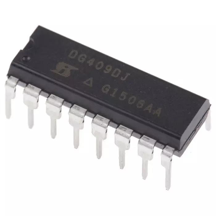 Vishay Analogue Switch Dual 16 Pin Count Through Hole 21.33 x 7.11 x 3.81 mm, DG409DJ-E3