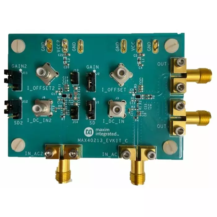 maxim Evaluation Kit Impedance Amplifier Integrated maX40213EVKIT# EV for maX40213 trans amplifiers maX40213,
