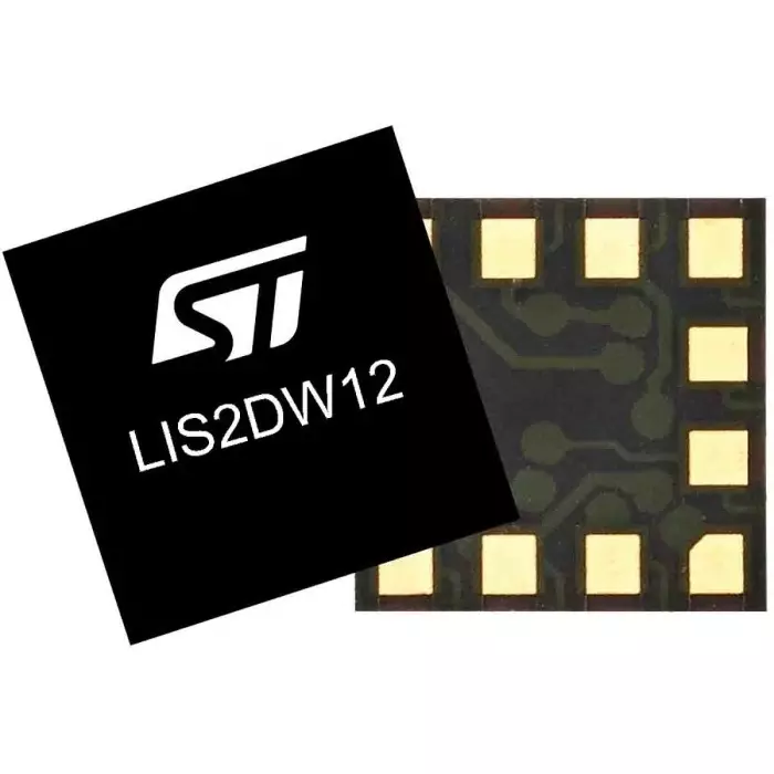 Stmicroelectronics 3-Axis Surface Mount Accelerometer 3.6 V 12 Pin LGA, LIS2DW12TR (Pack of 5)