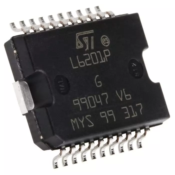 Stmicroelectronics Brushed Motor Driver IC 48 V 4 Amp 20 Pin PowerSO, L6201PS (Pack of 31)