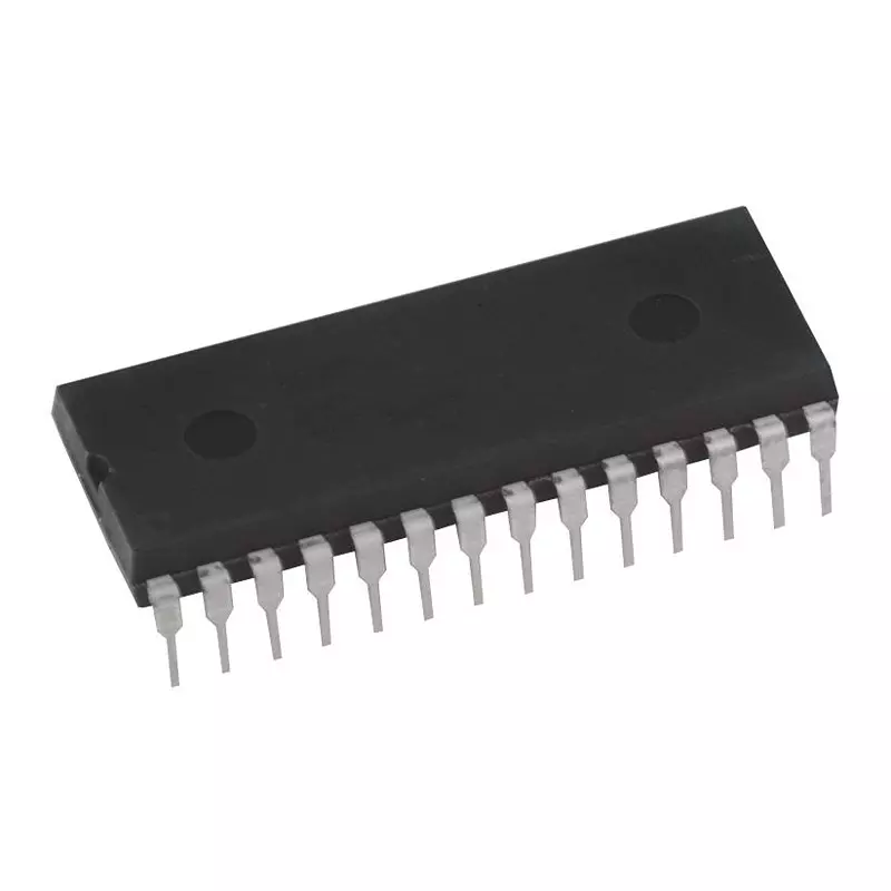 MICROCHIP 8-Bit Microcontroller 8BIT, ATMEGA, 20MHZ, DIP-28, ATMEGA168A-PU