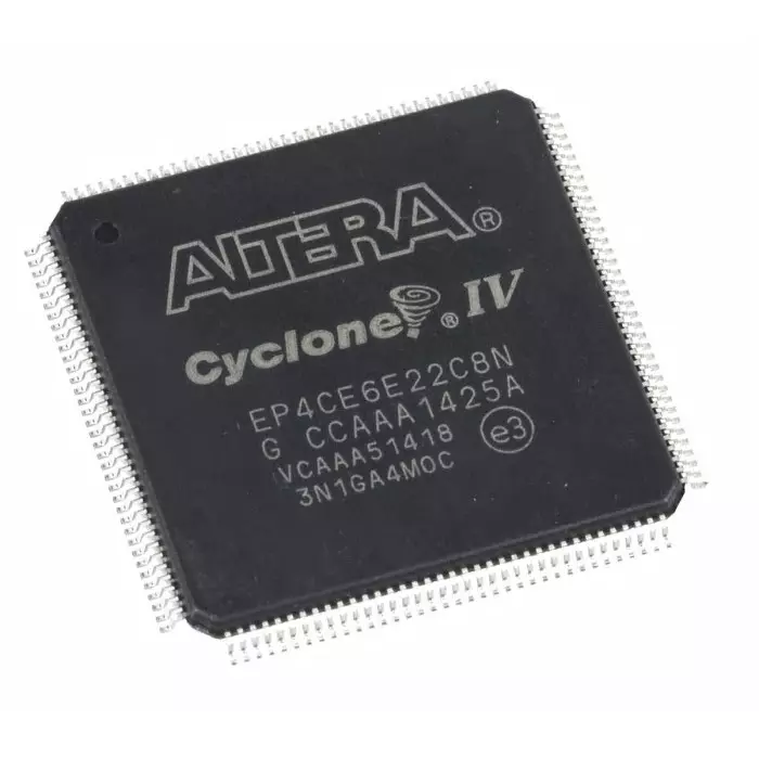 Altera FPGA Cyclone IV E 6272 Cells 270kbit 392 Blocks 144-Pin EQFP, EP4CE6E22C8N