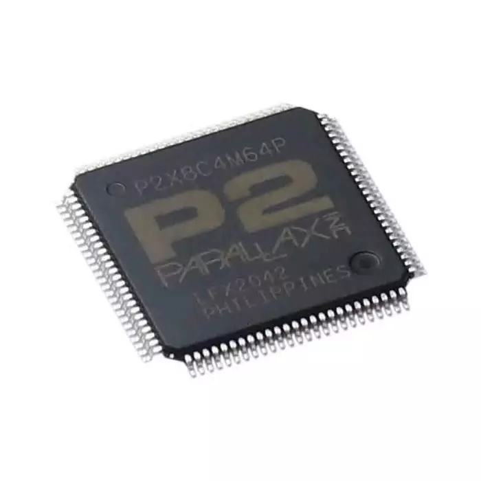 Parallax Inc 32bit Propeller Microcontroller MCU 25MHz 16 kB ROM 100-Pin TQFP, P2X8C4M64P (Pack of 90)