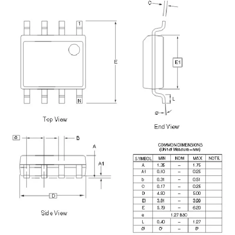 MICROCHIP IC Eeprom 2.7 to 5.5 V Voltage Rating 400 kHz Clock Frequency, AT24C02AN-10SU-2.7