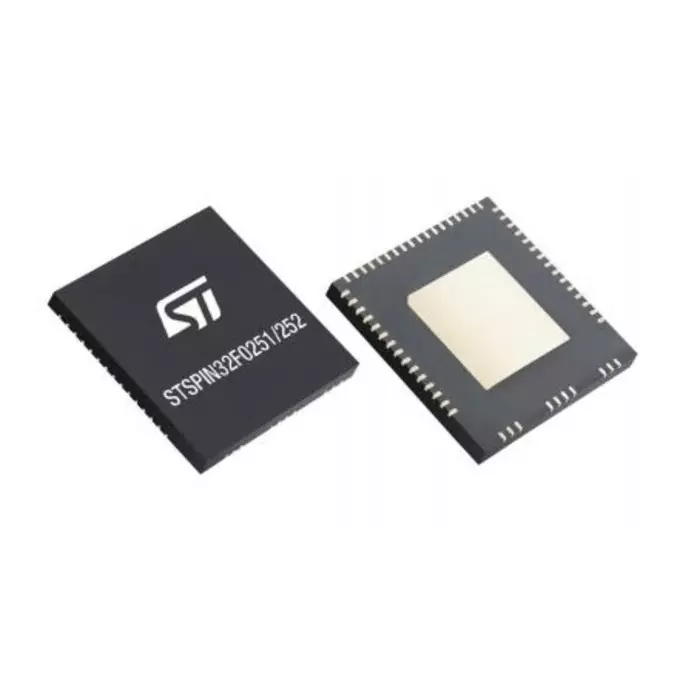 Stmicroelectronics Bldc Motor Driver IC 72 Pin QFN, STSPIN32F0252QTR (Pack of 2)